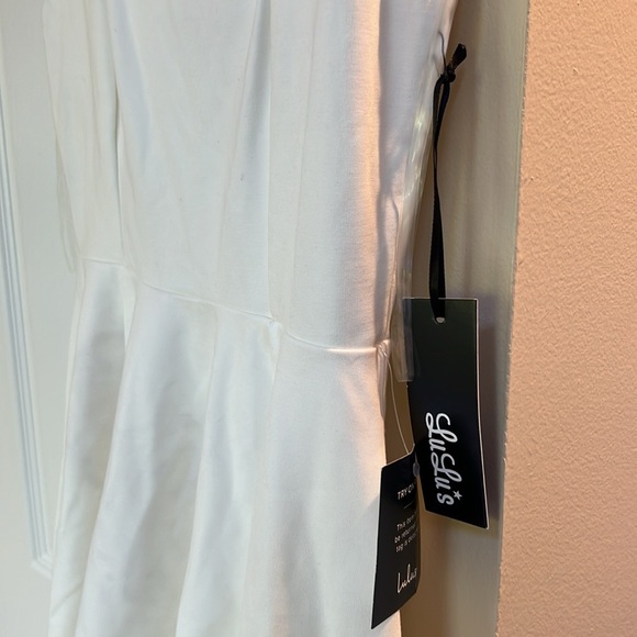 Lulu’s Course of Action Ivory High-Low Dress - Picture 3 of 6